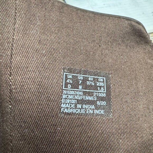 Clarks Camzin Branch Brown Leather Knee High Boots Women's SIze 7 - Picture 6 of 8